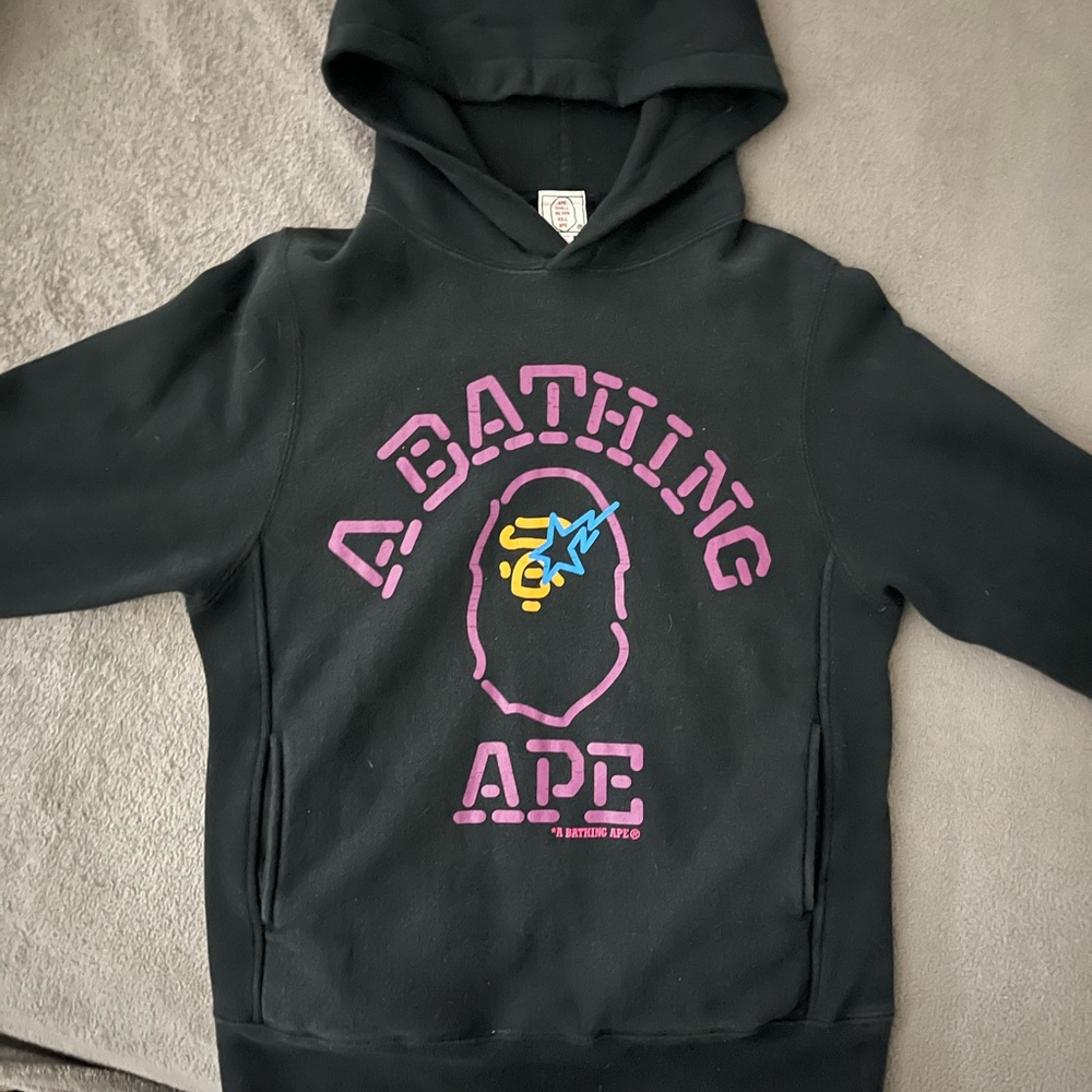 A Bathing Ape BAPE Vintage Black Hoodie